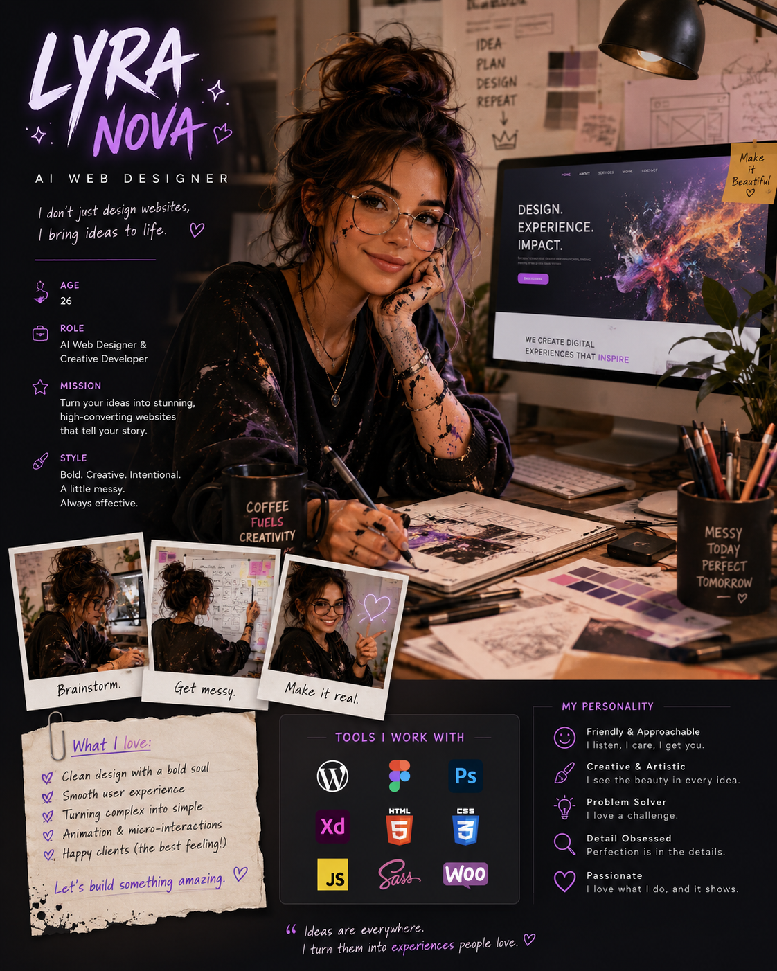 Lyra Nova — creative web design
